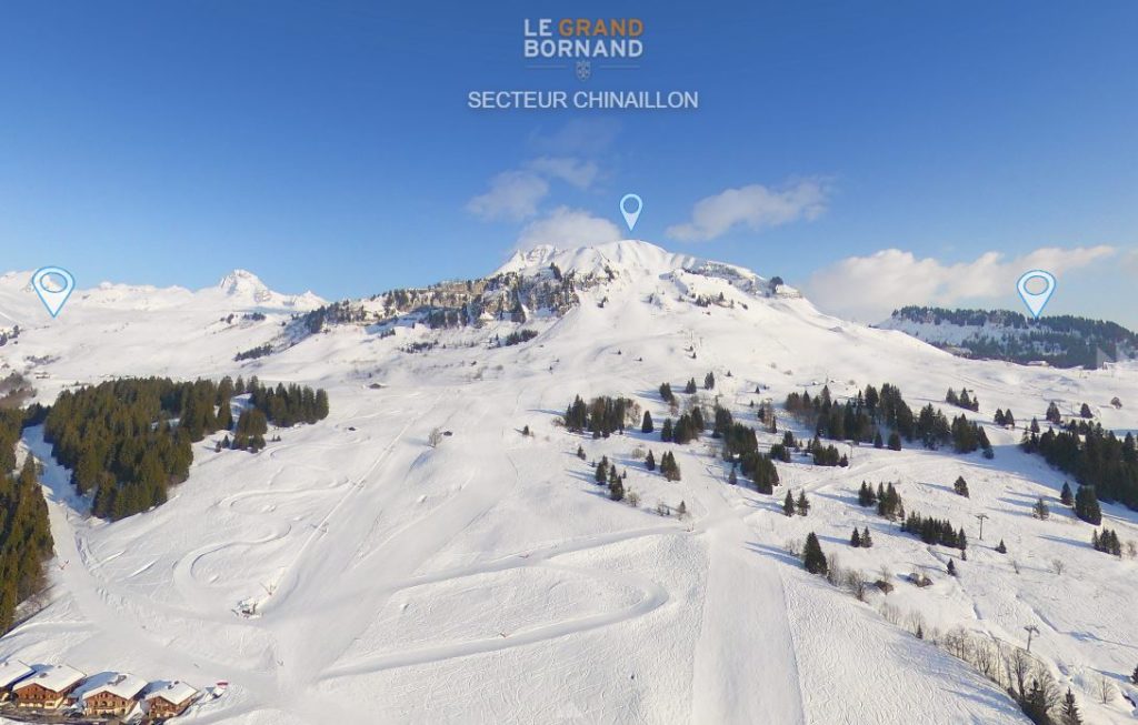 Visite virtuelle aérienne du Grand Bornand