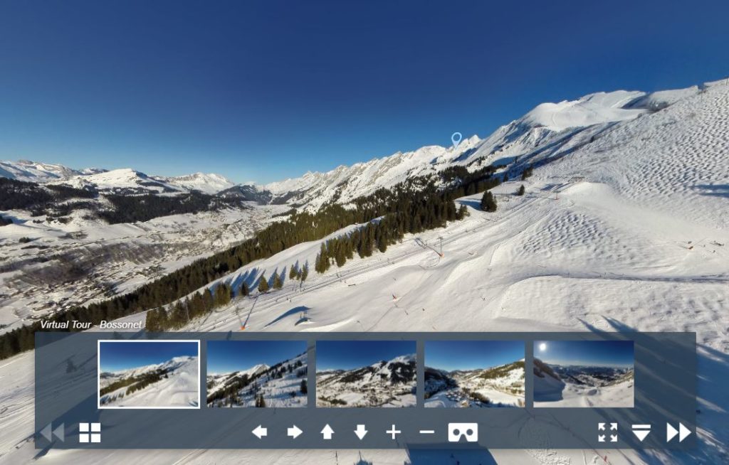 Visite virtuelle aérienne de La Clusaz