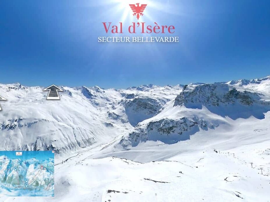 Visite virtuelle aérienne de Val D'isère